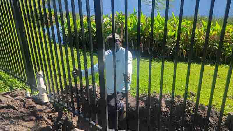 Sprinkler Repair at Wetland Irrigation